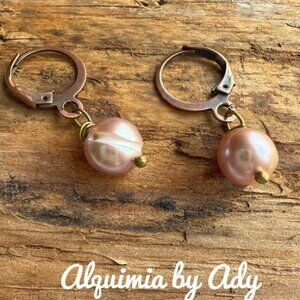Alquimia Pink Pearl Earrings